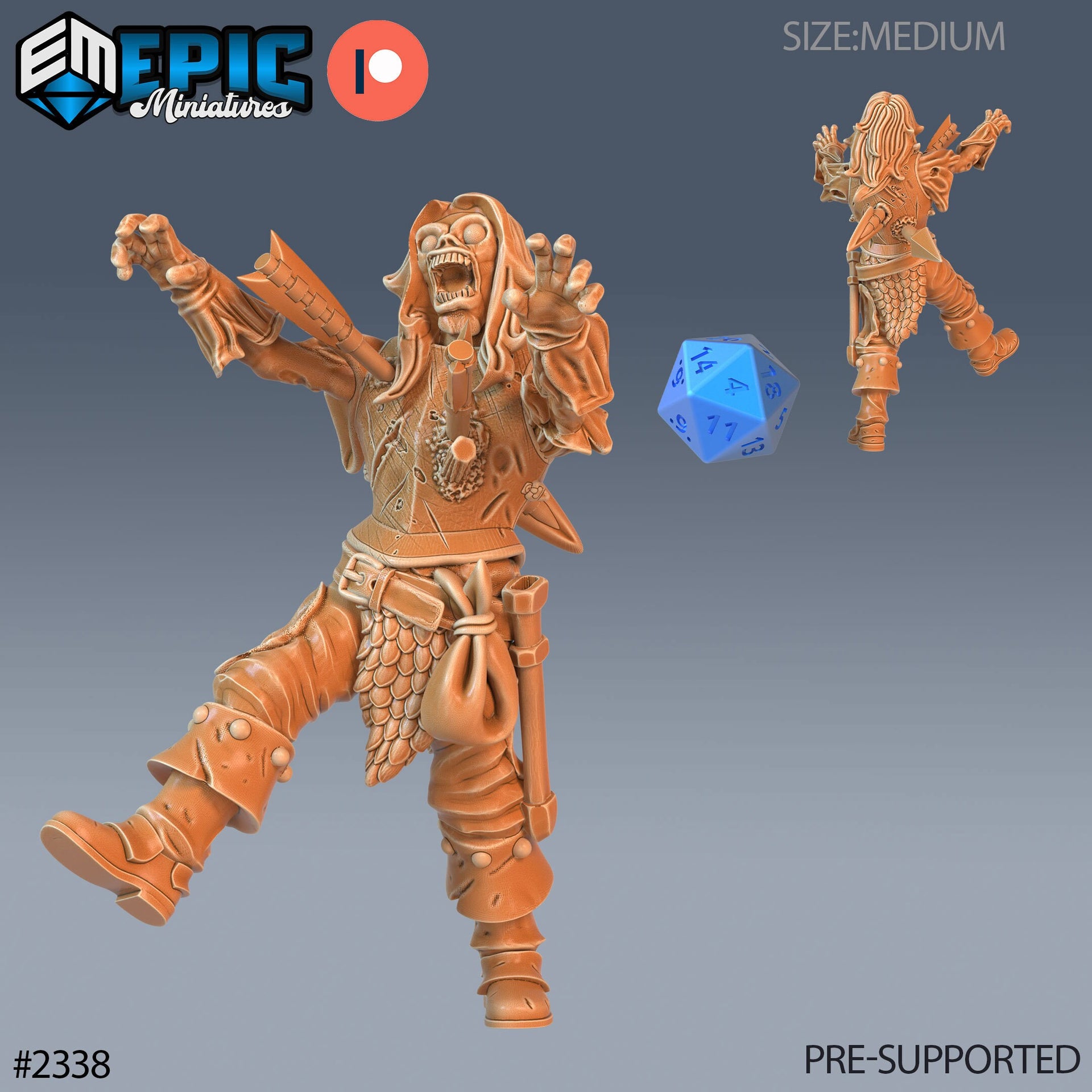 Zombie Warrior - Epic Miniatures