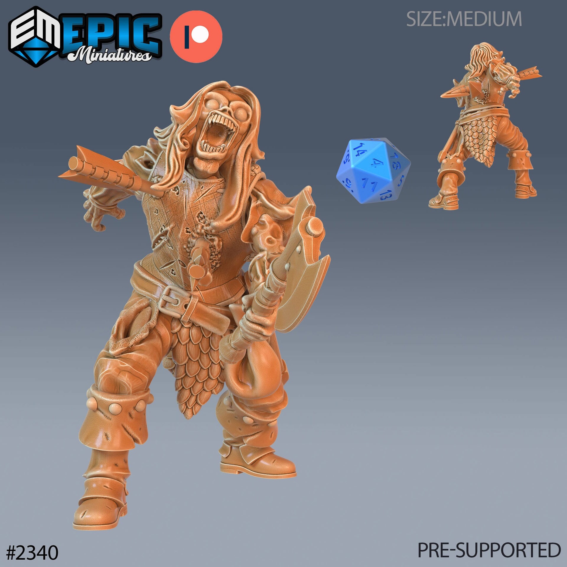 Zombie Warrior - Epic Miniatures