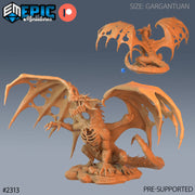 Ancient Blue Dragon Zombie - Epic Miniatures