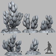 Tropical Flowers Scatter Terrain - Fantastic Plants and Rocks