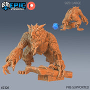 Zombie Owlbear - Epic Miniatures