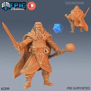Wizard Adventurer - Epic Miniatures