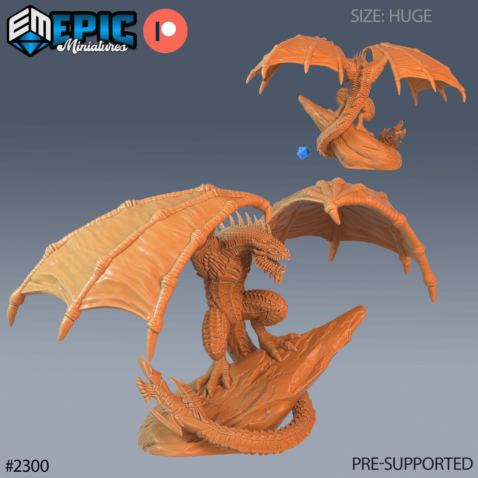 Terror Wyvern - Epic Miniatures
