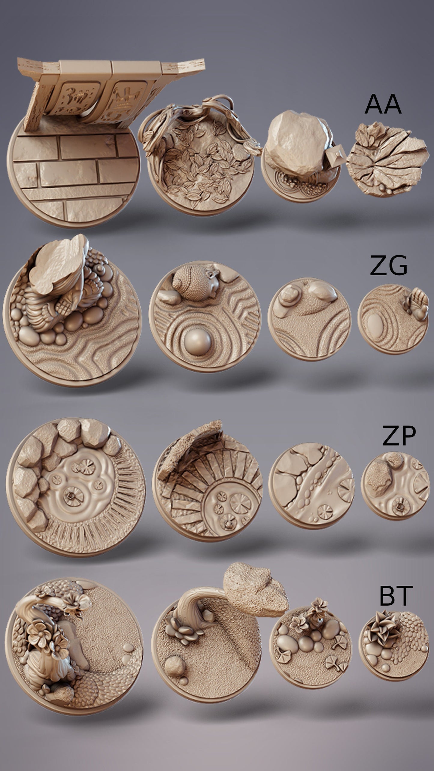 Zen Garden Bases - Cobra Mode