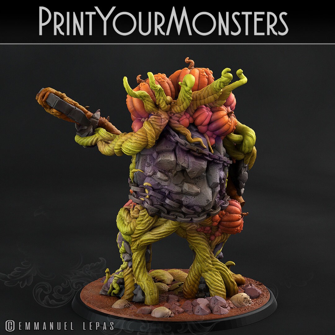 Conjoined Twin Giant Pumpkin - Print Your Monsters