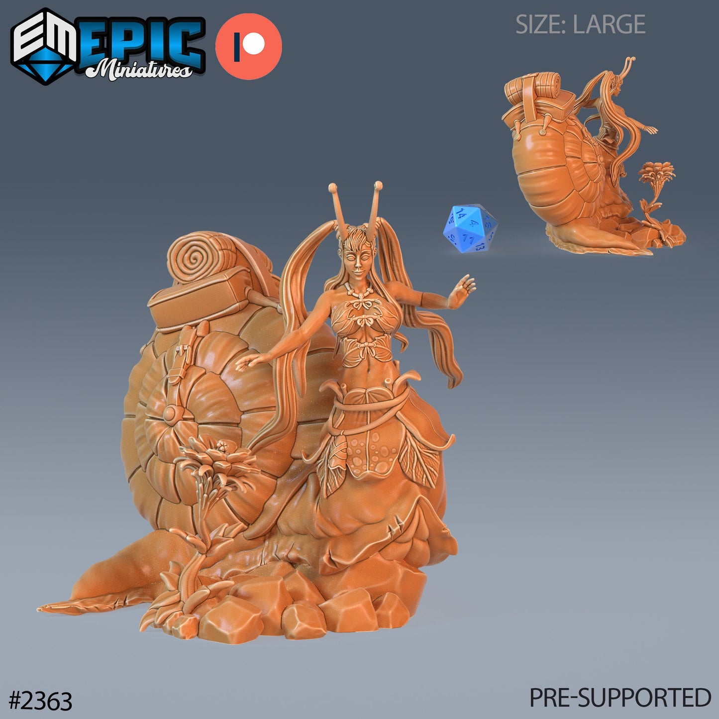 Snail Girl- Epic Miniatures