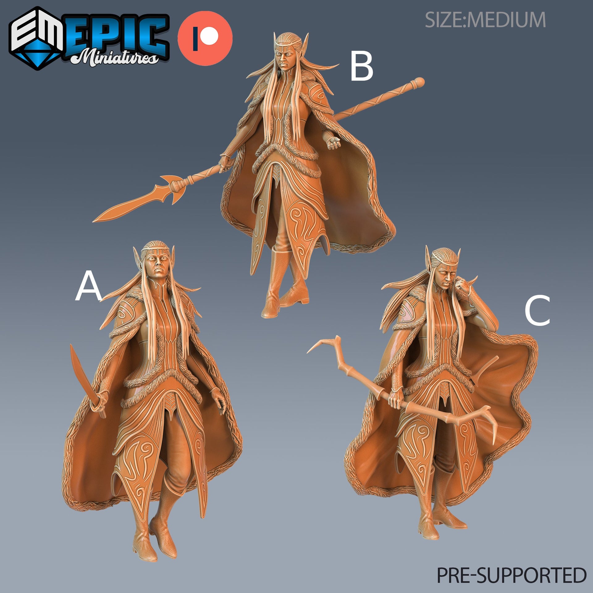 Fey Elf Winter - Epic Miniatures