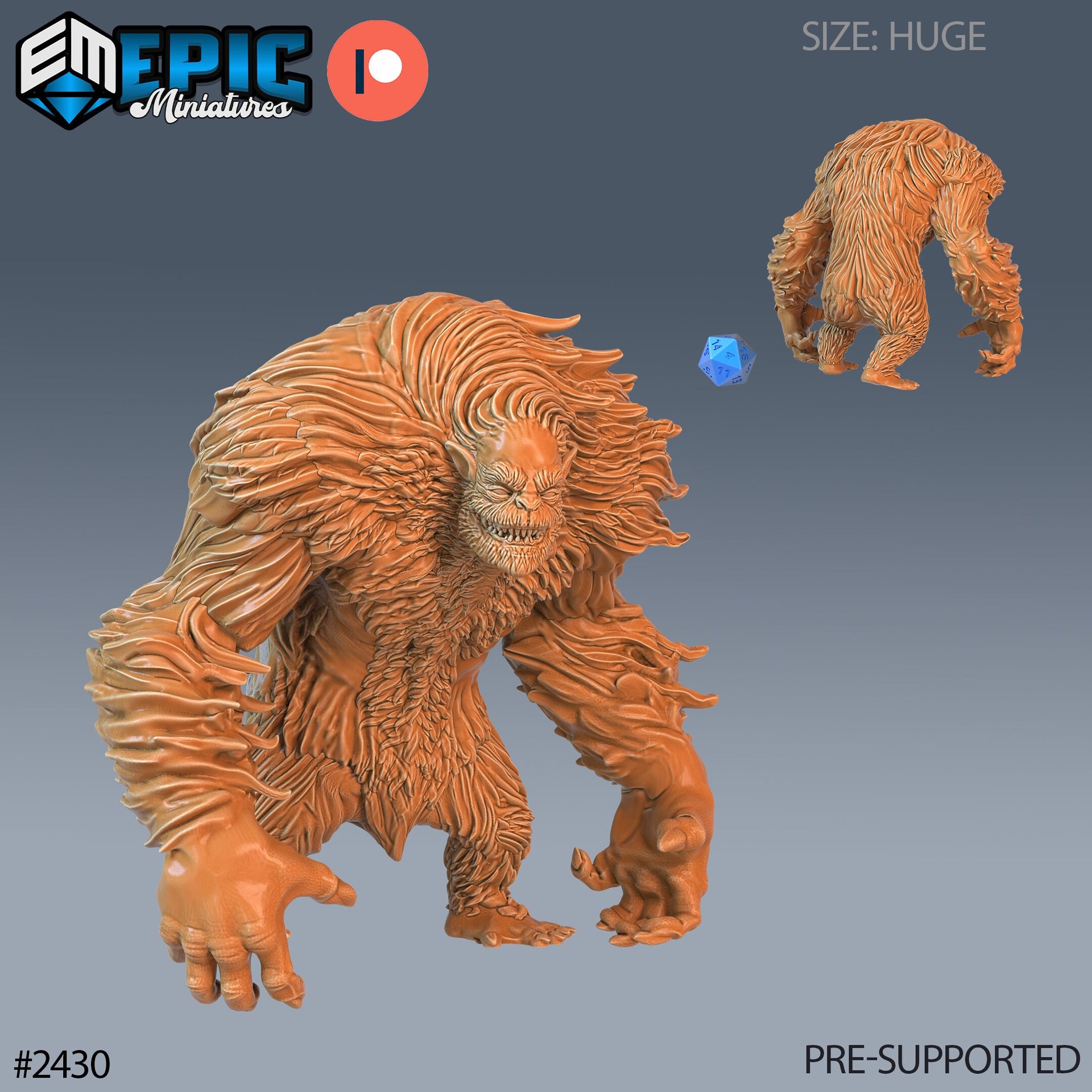 Yeti Abomination - Epic Miniatures