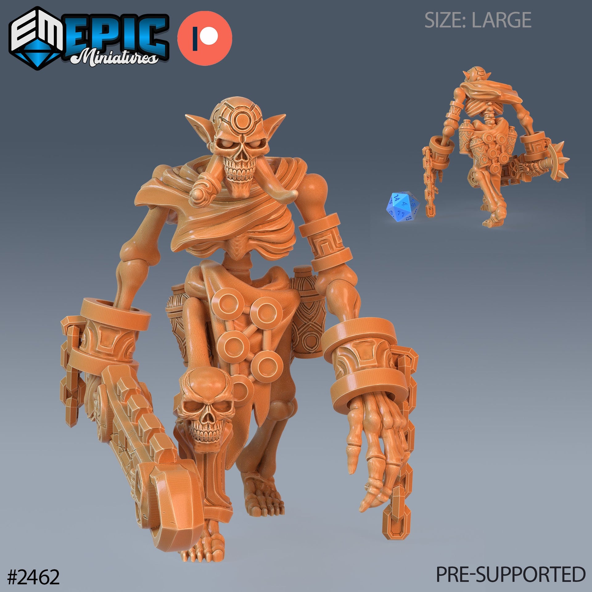 Troll Skeleton - Epic Miniatures
