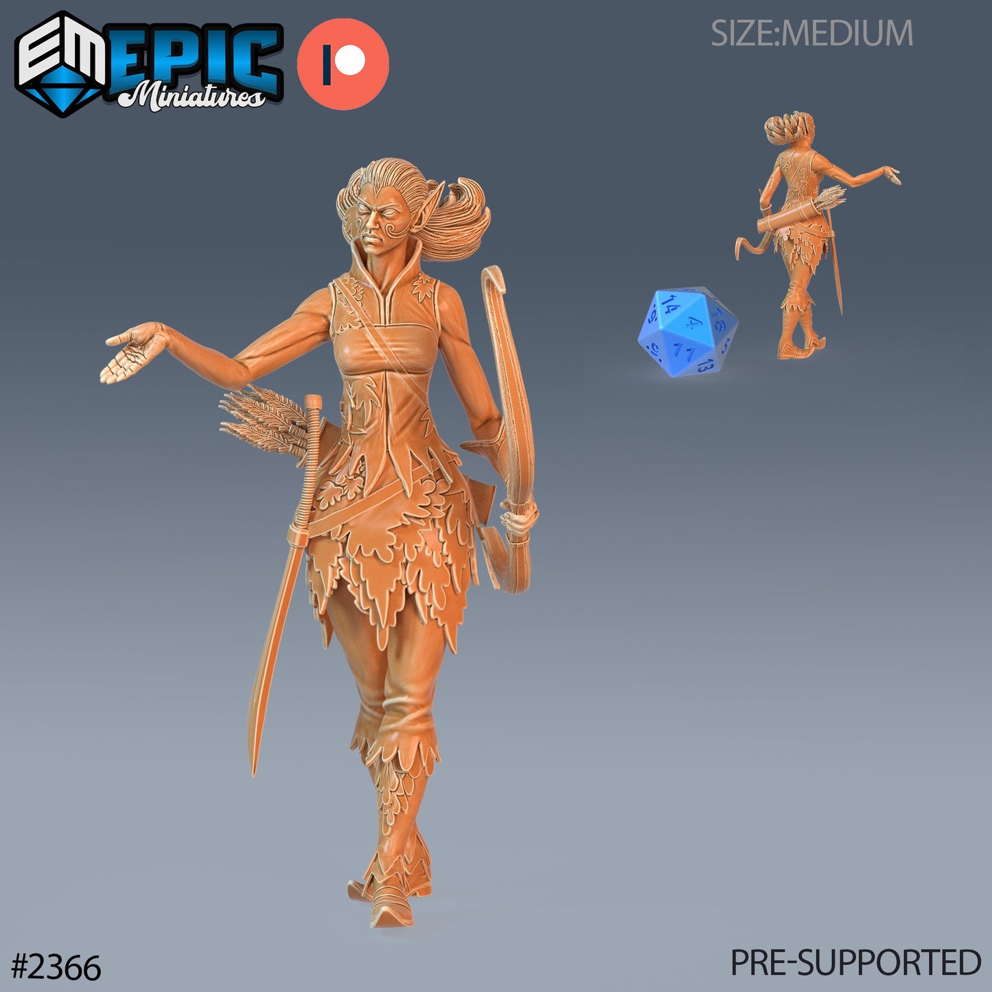 Fey Elf Aurumn - Epic Miniatures