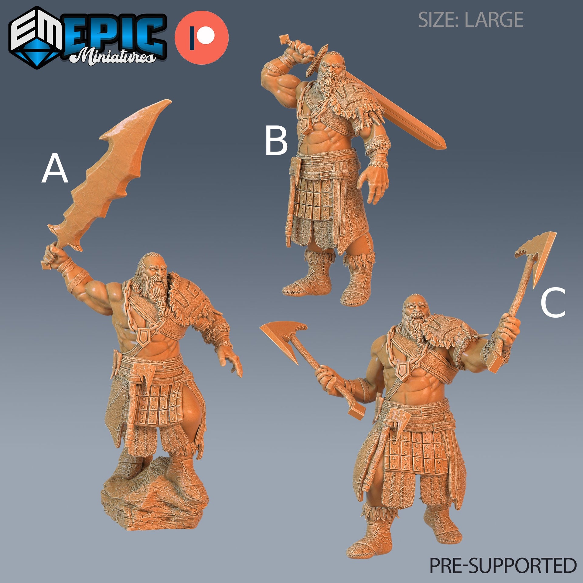 Half Frost Giant- Epic Miniatures