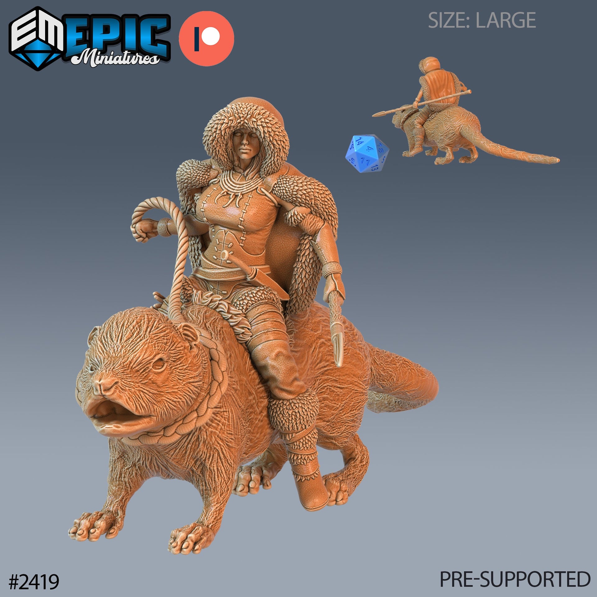 Northern Tribes Warrior - Epic Miniatures