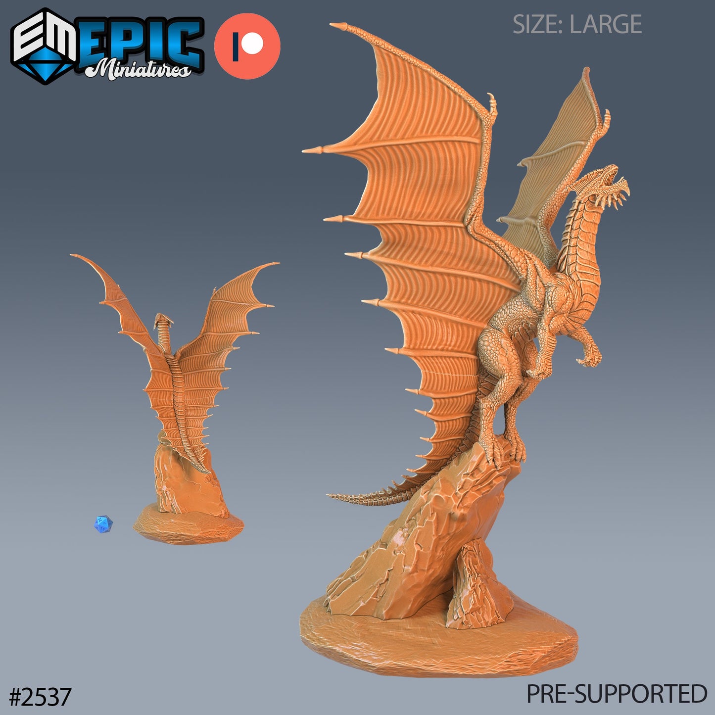 Copper Dragon - Epic Miniatures