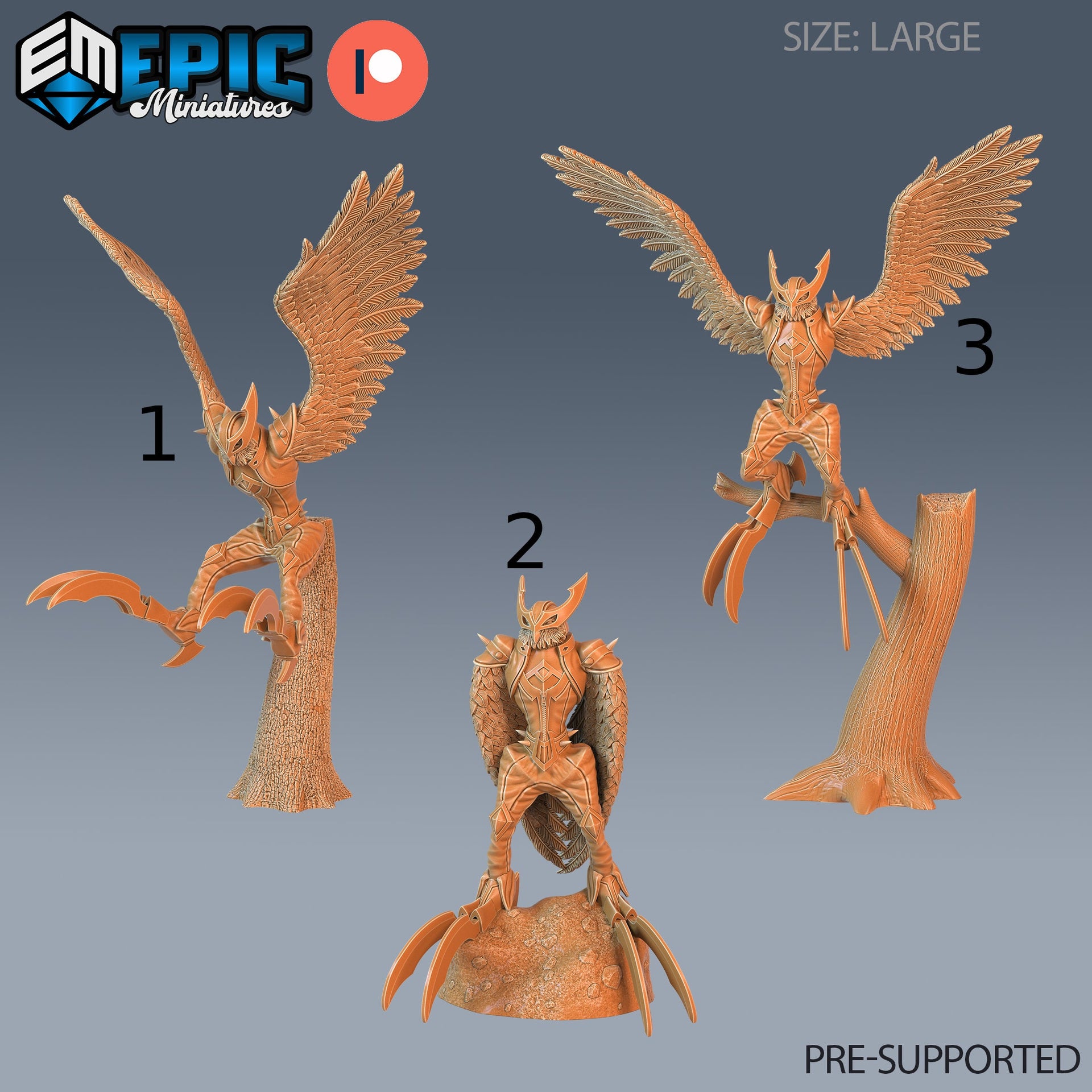 Owl Harpy - Epic Miniatures