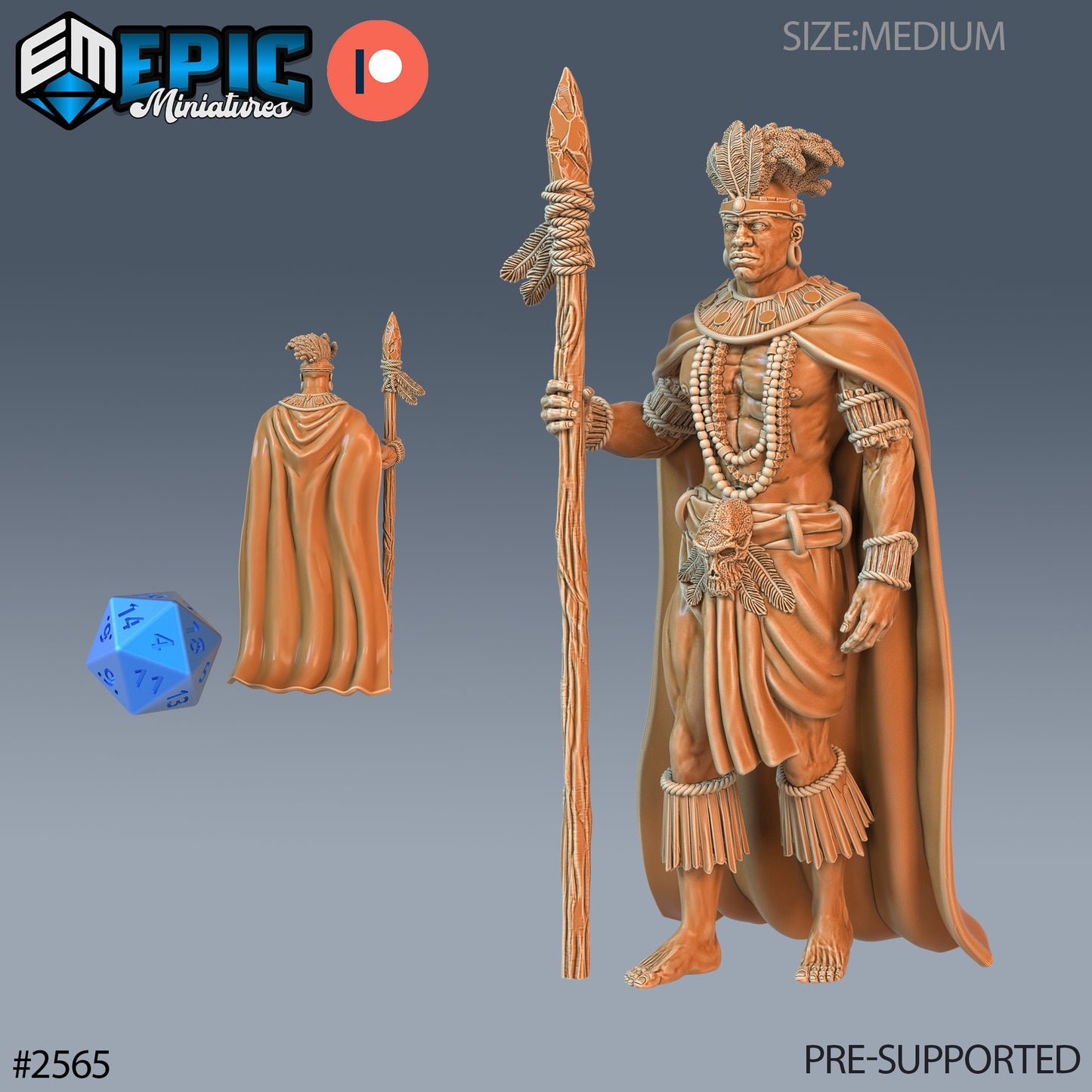 Spear Warrior - Epic Miniatures