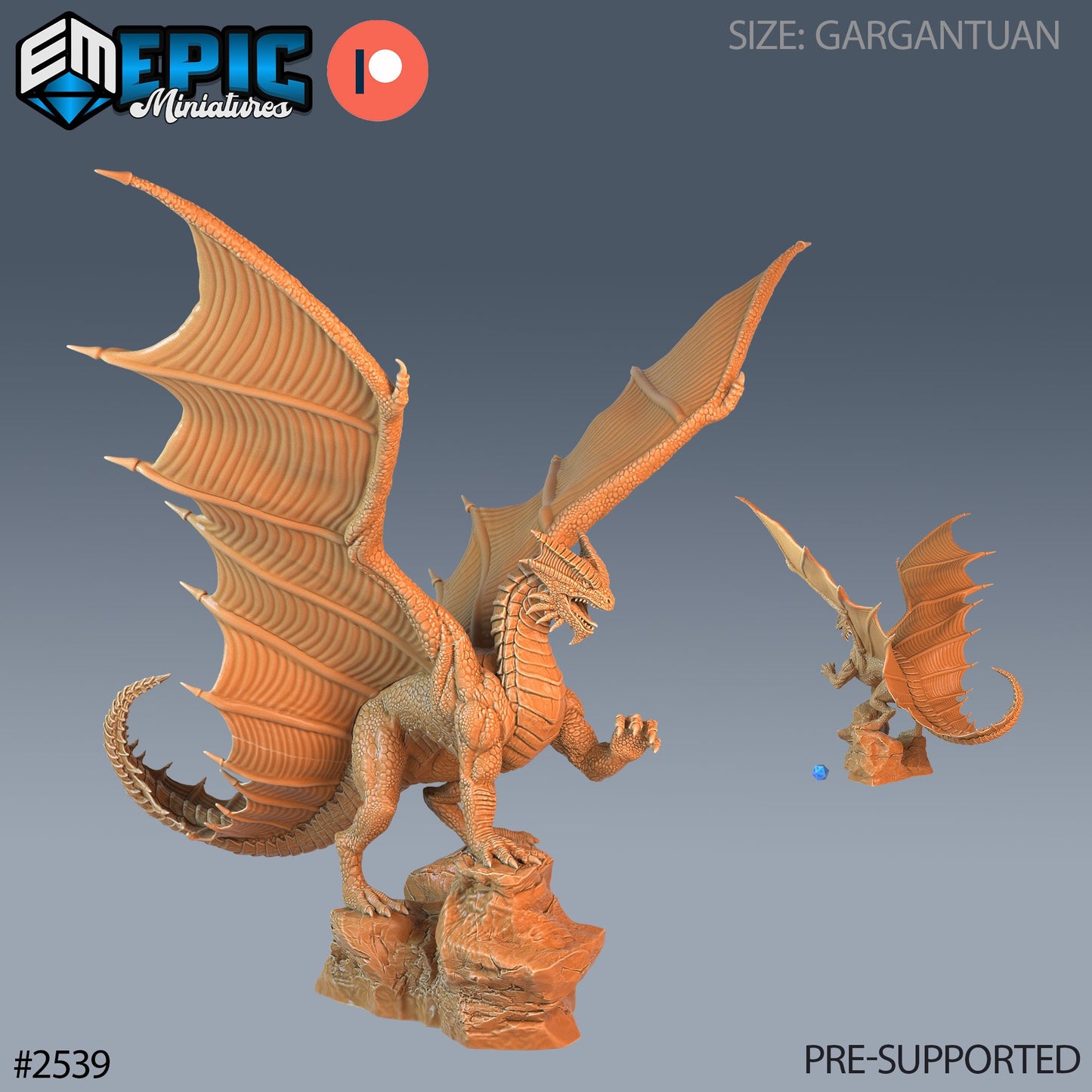 Copper Dragon - Epic Miniatures