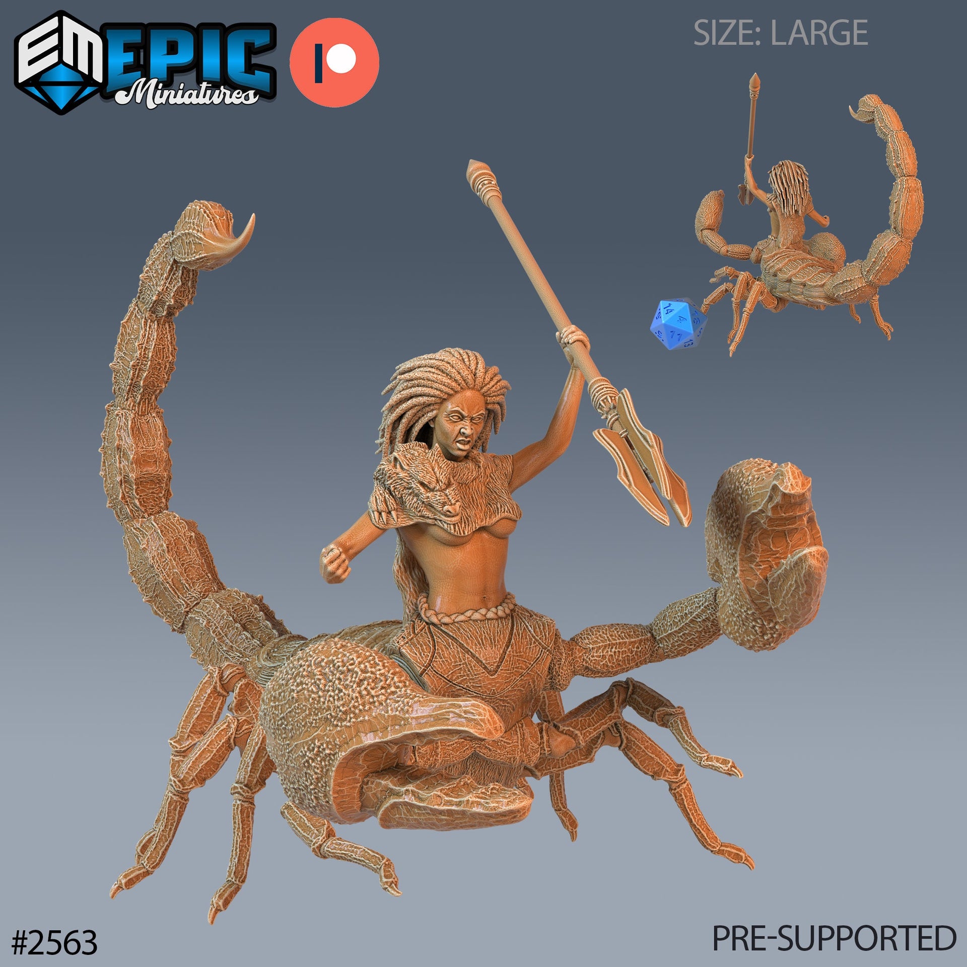 Scorpion Arachne - Epic Miniatures