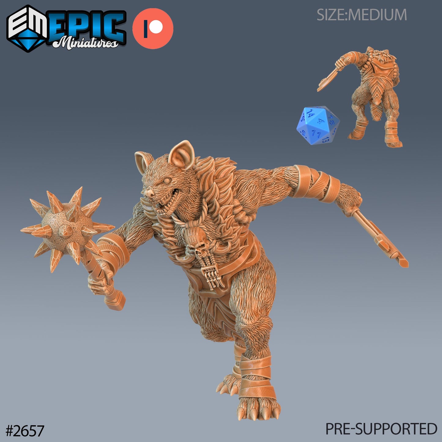 Praerie Gnoll - Epic Miniatures