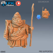 Traveling Hamster Monk - Epic Miniatures
