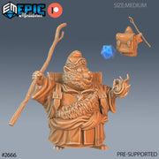 Traveling Hamster Monk - Epic Miniatures