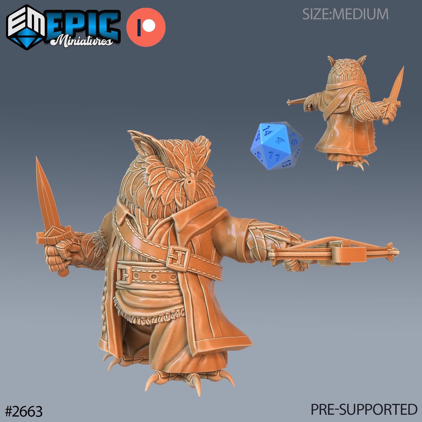 Bird Folk Ranger - Epic Miniatures