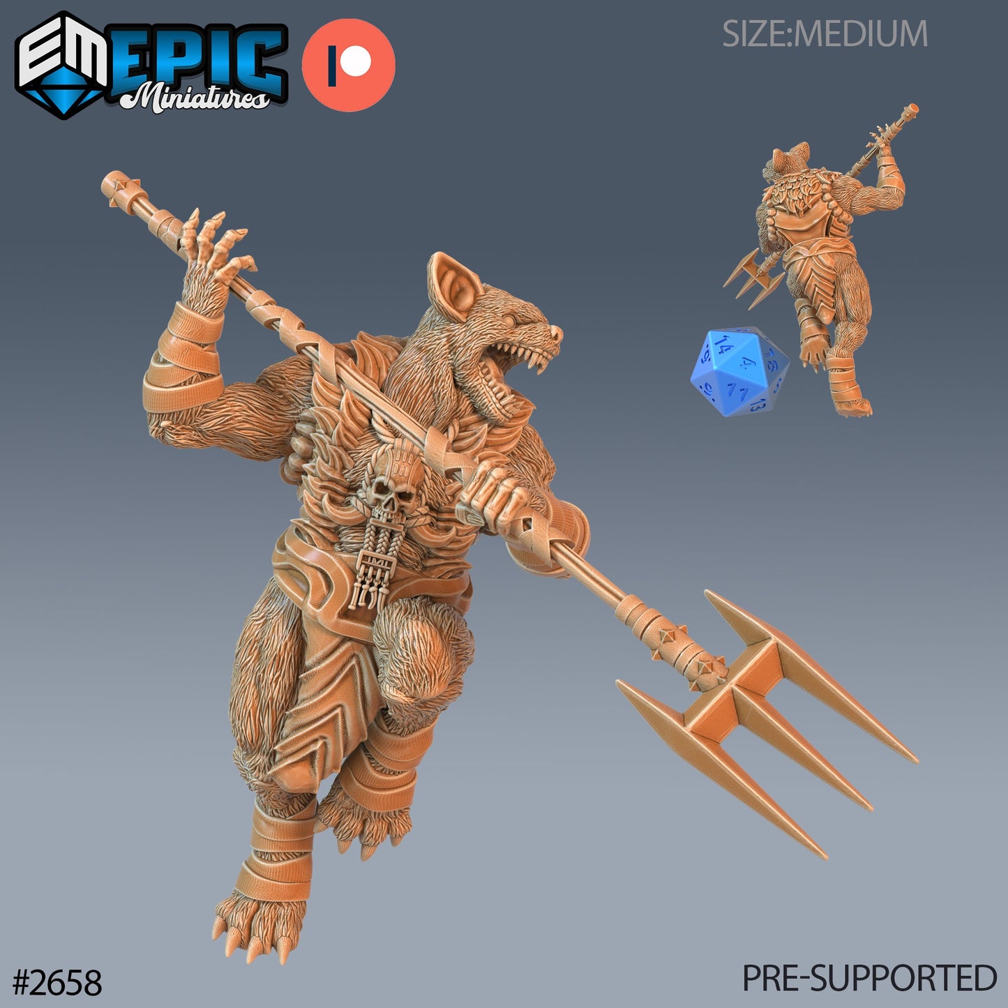 Praerie Gnoll - Epic Miniatures