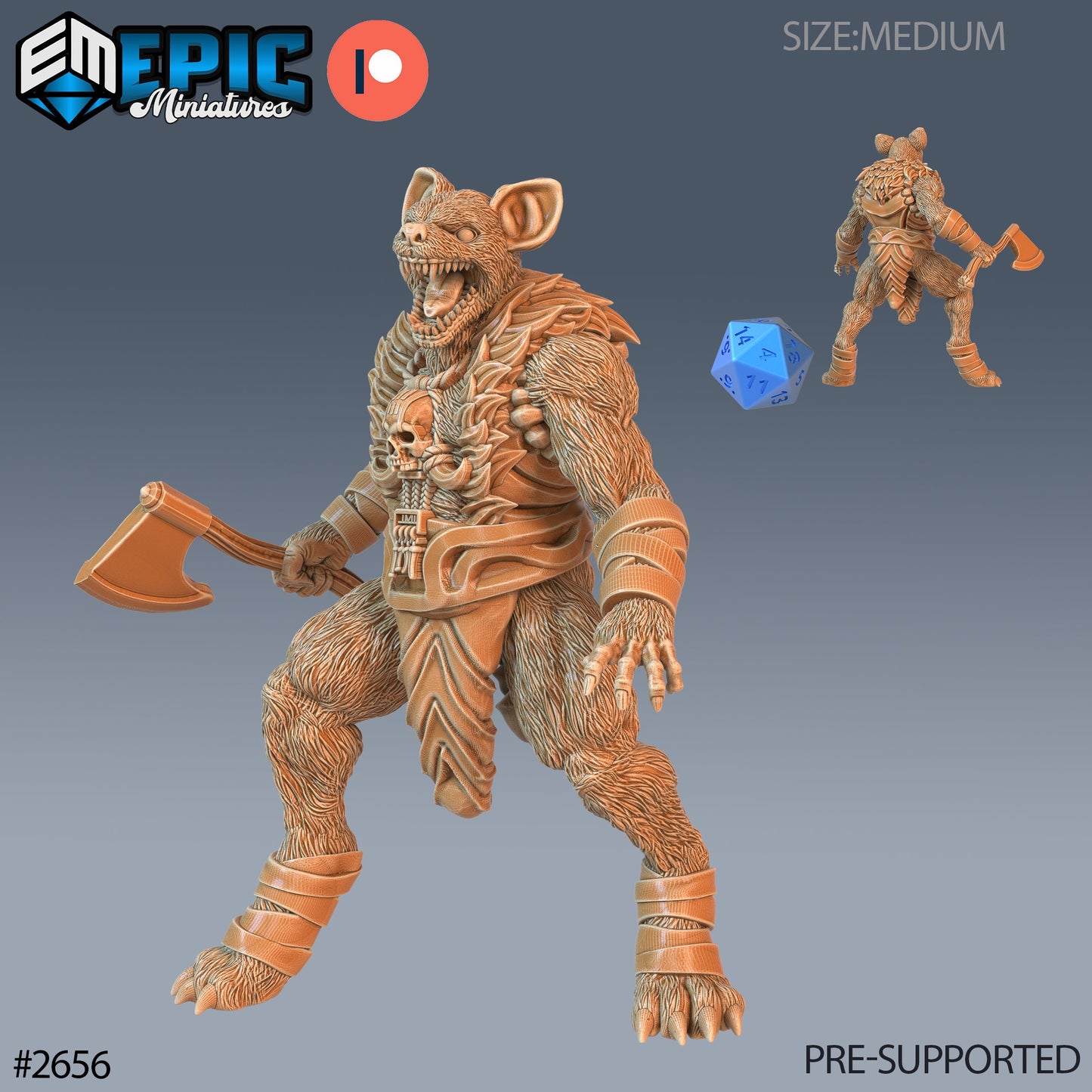Praerie Gnoll - Epic Miniatures