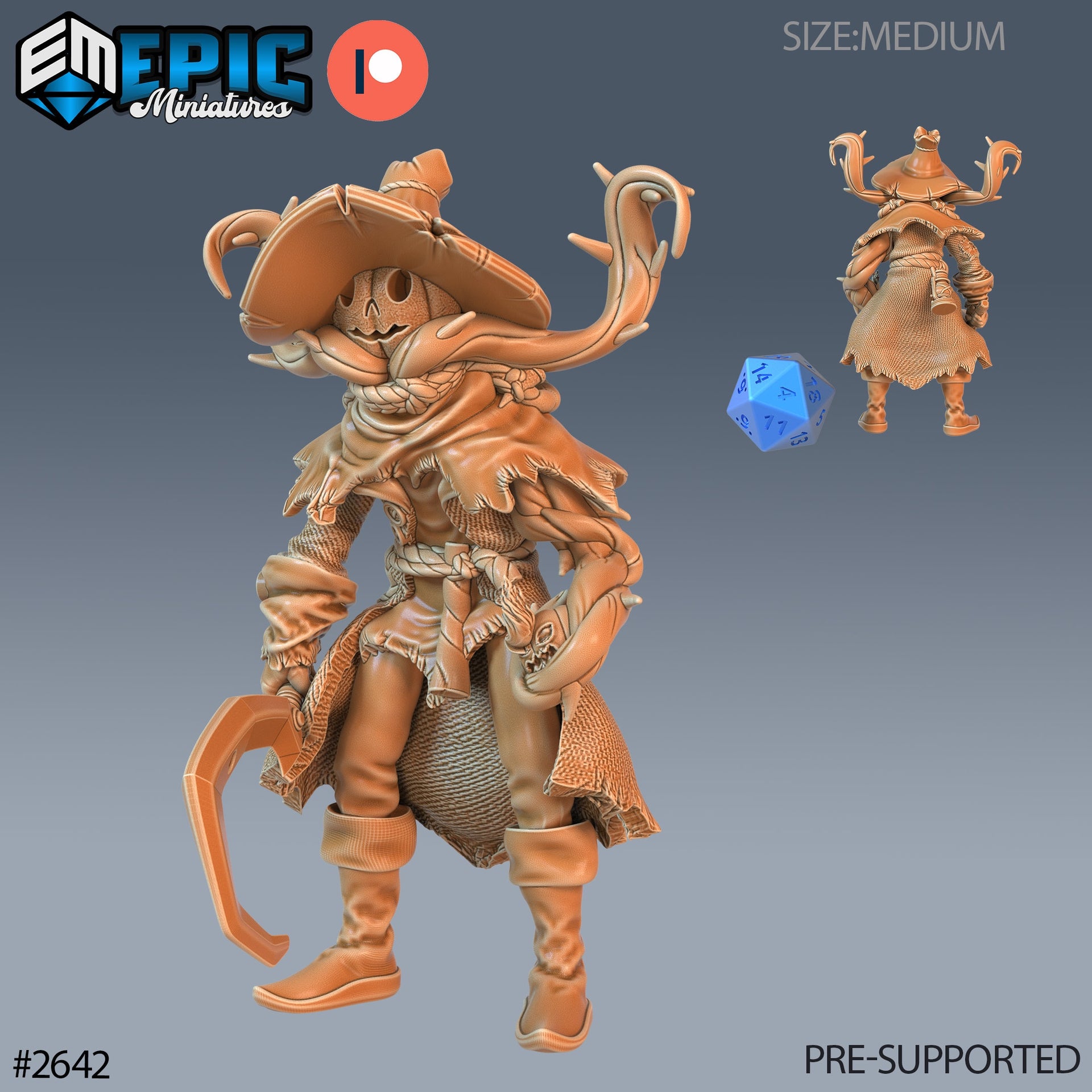 Pumpkin Scarecrow - Epic Miniatures