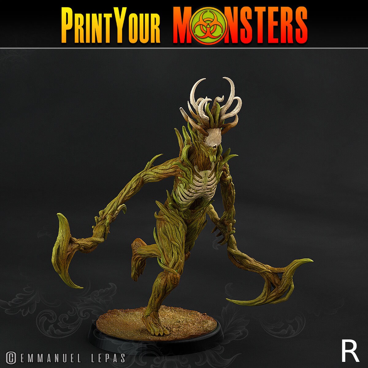 Dark Tree Men, Dryad Demons - Print Your Monsters