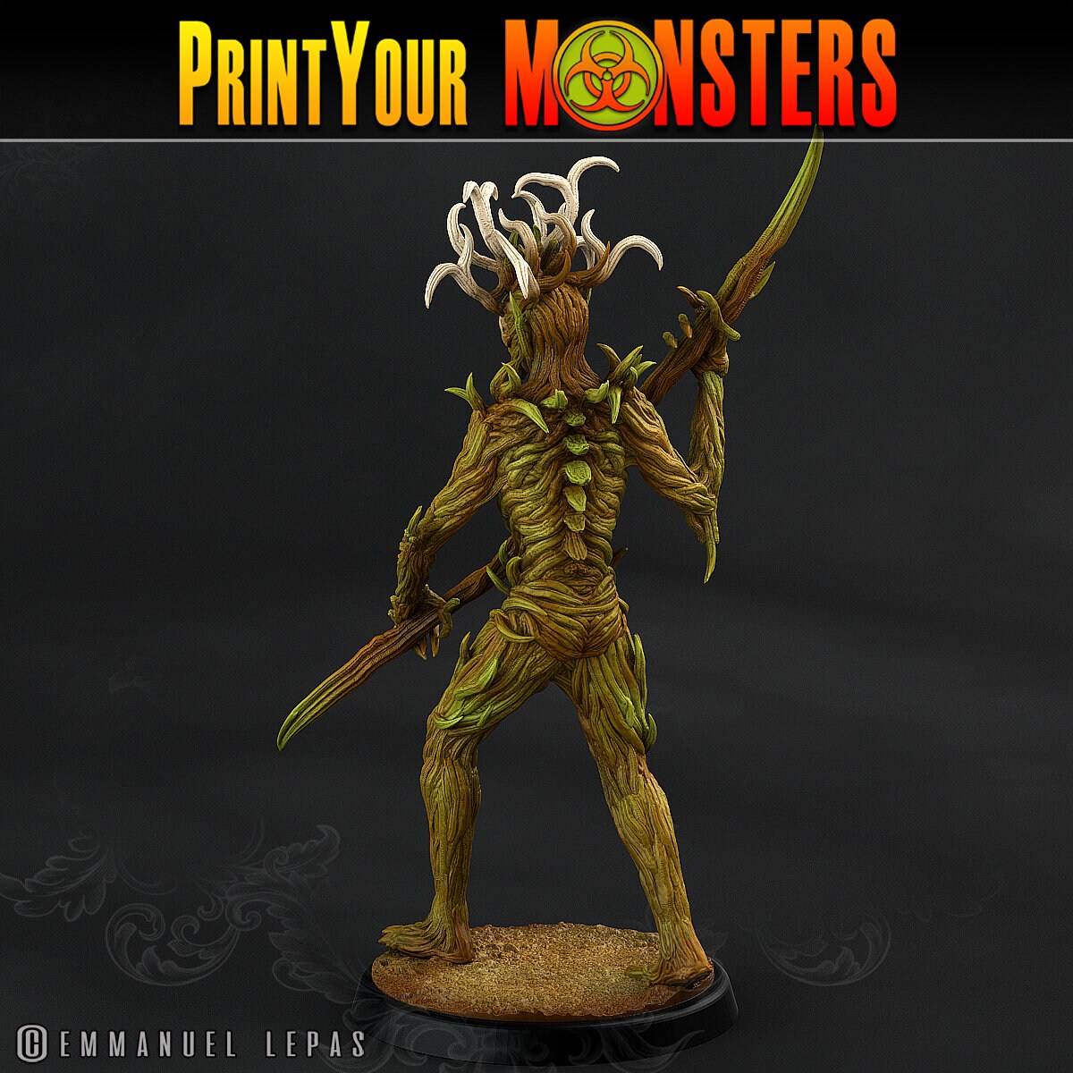 Dark Tree Men, Dryad Demons - Print Your Monsters