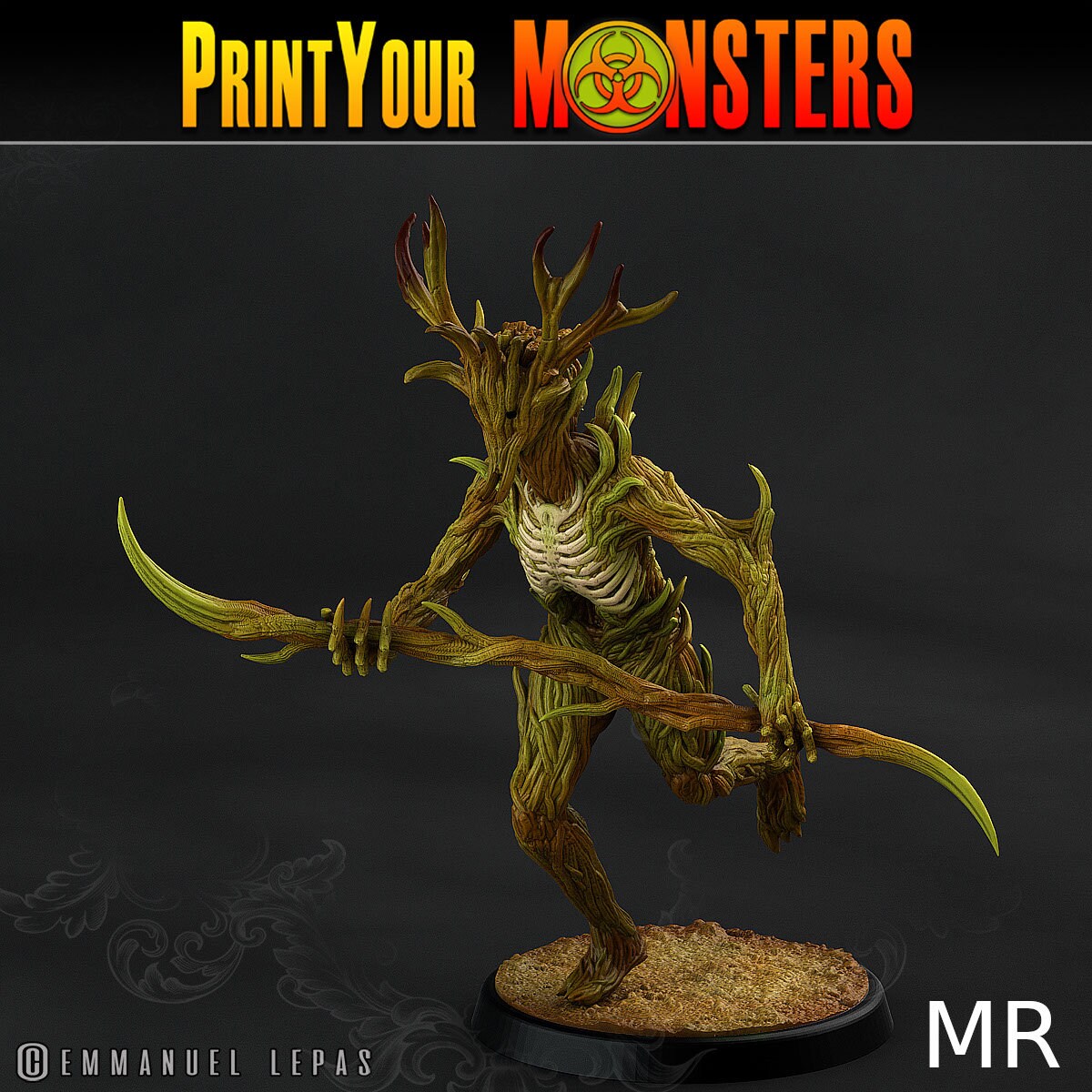 Dark Tree Men, Dryad Demons - Print Your Monsters