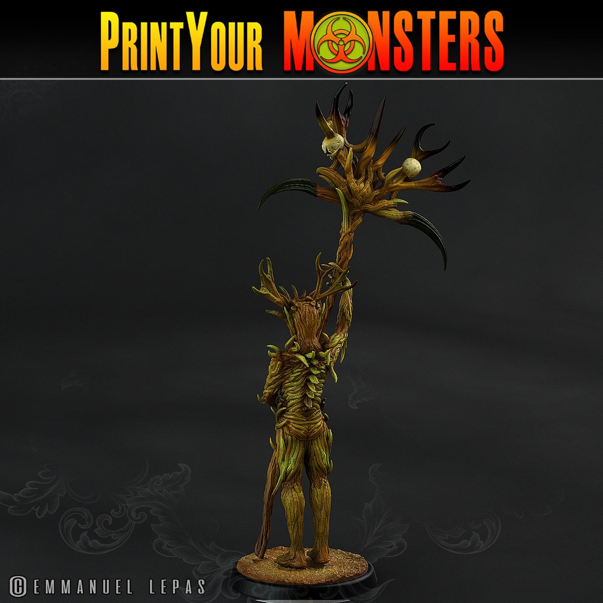 Dark Tree Men, Dryad Demons - Print Your Monsters