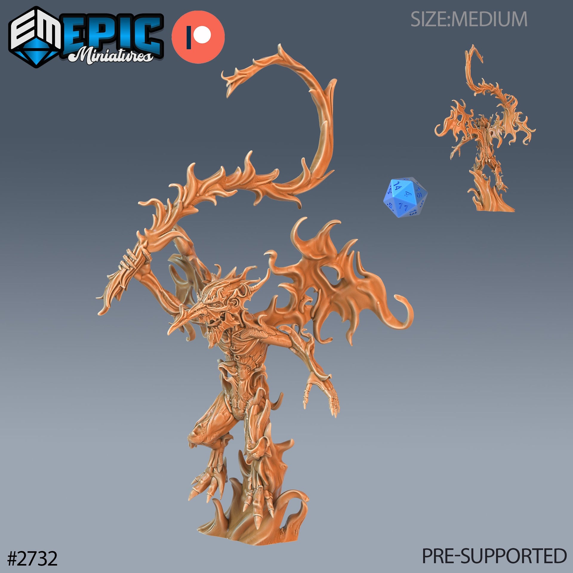 Fire Mephit - Epic Miniatures