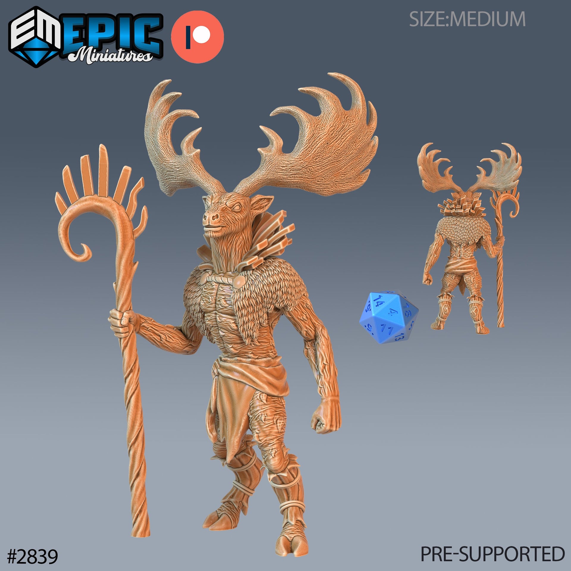 Deer Shaman - Epic Miniatures