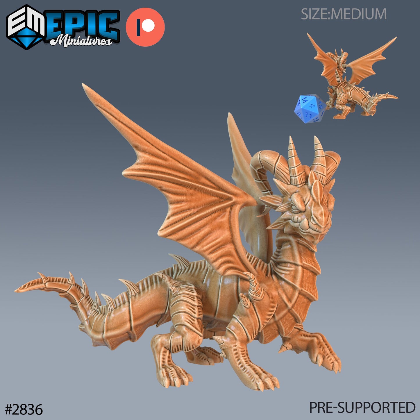 Dragon Wyrmling - Epic Miniatures