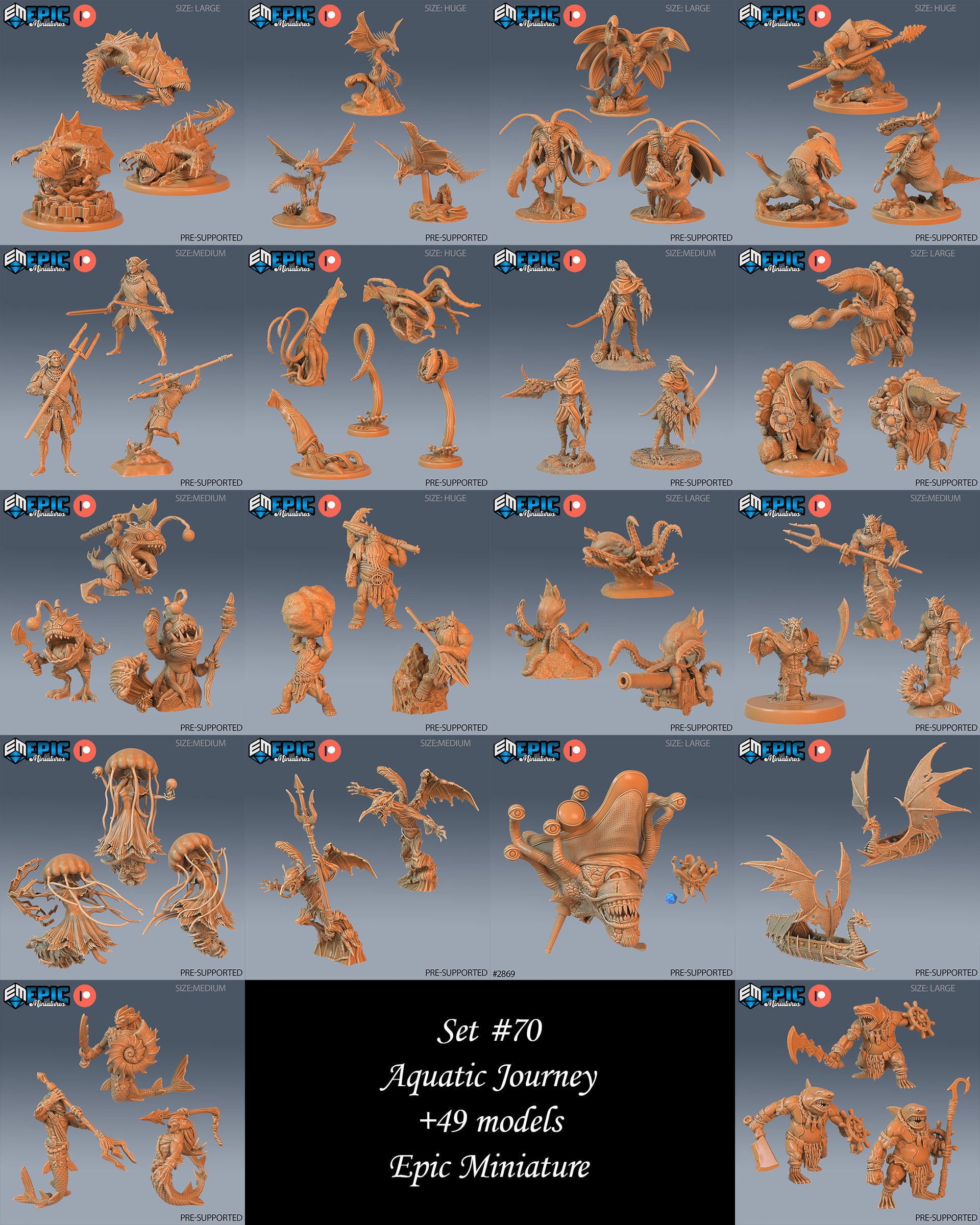 Shark Folk Brute - Epic Miniatures