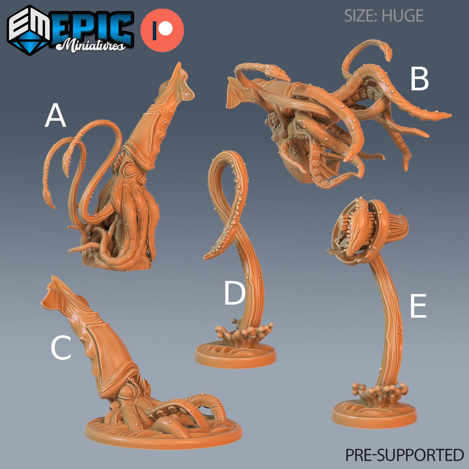Giant Squid - Epic Miniatures
