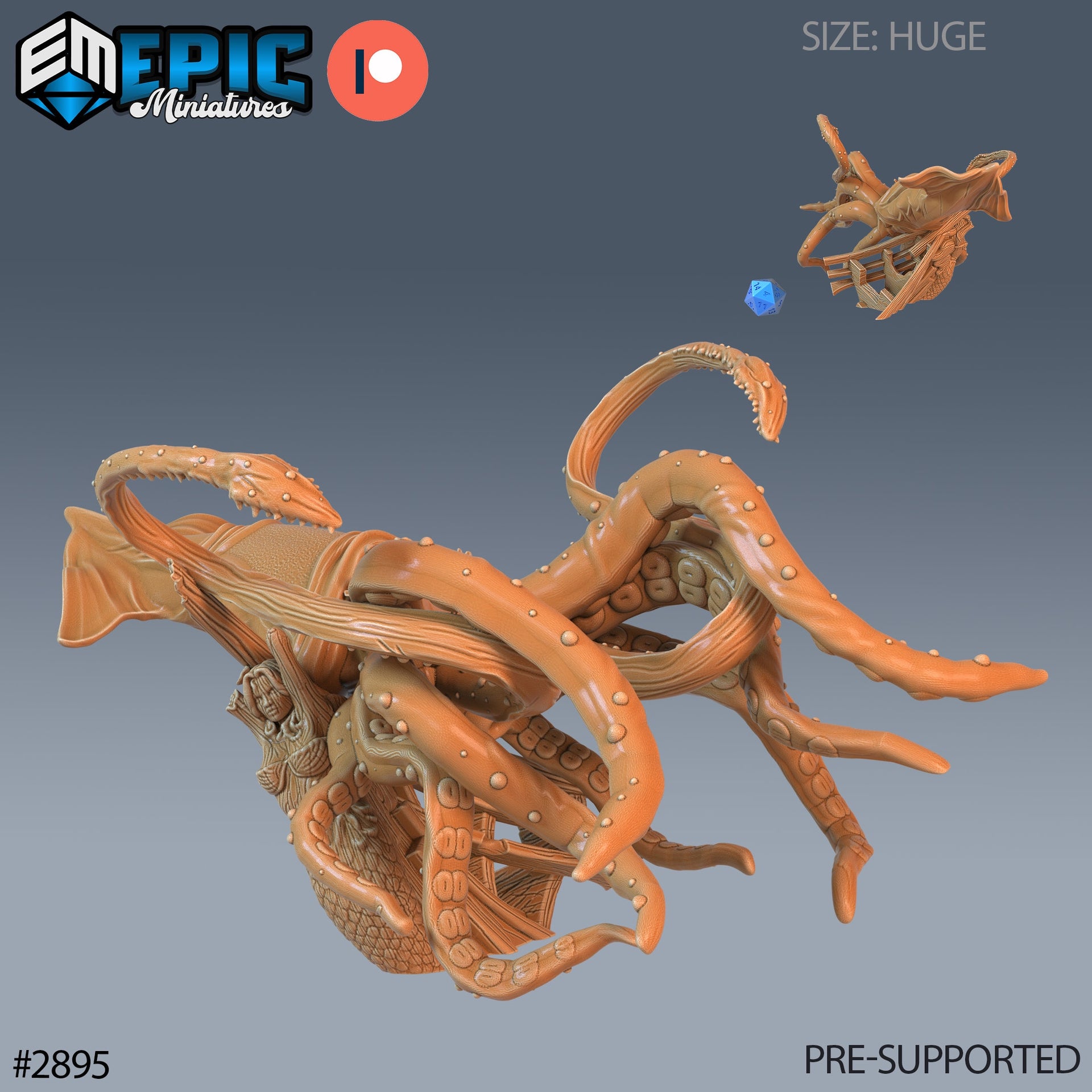 Giant Squid - Epic Miniatures