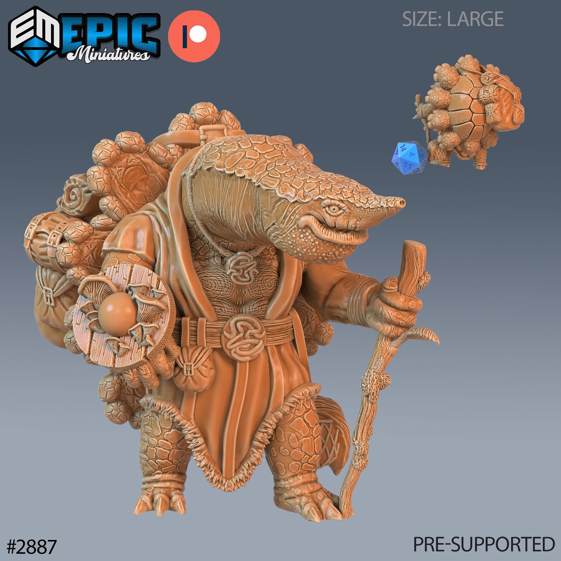 Island Turtle Folk- Epic Miniatures