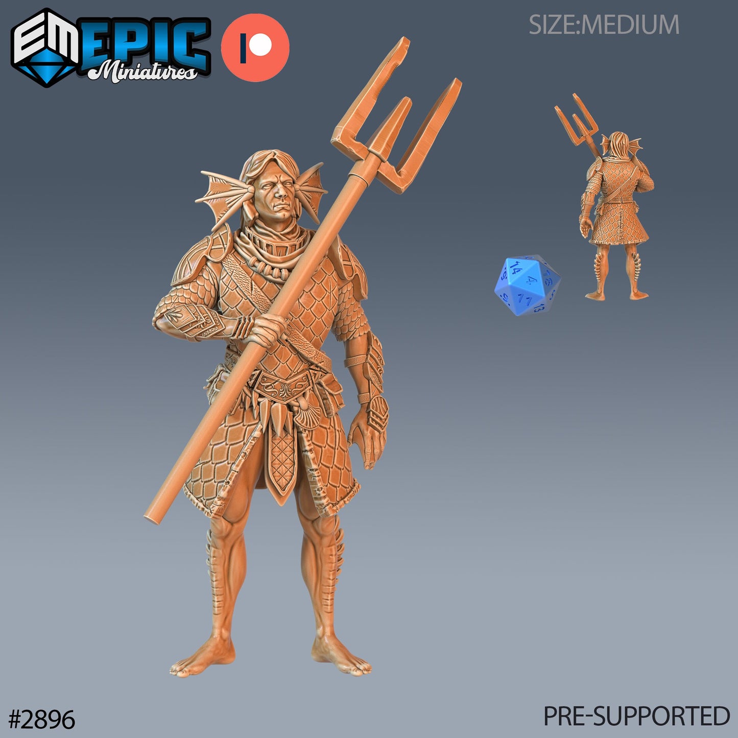 Triton warrior - Epic Miniatures