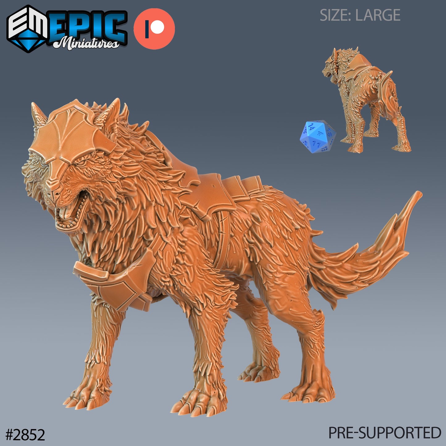 Fenrir Wolf - Epic Miniatures