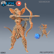 Mice Folk Viking Female - Epic Miniatures