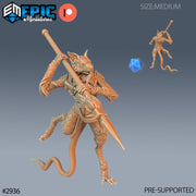 Rat Folk Rogue - Epic Miniatures | Pathfinder | 28mm | 32mm | Thief