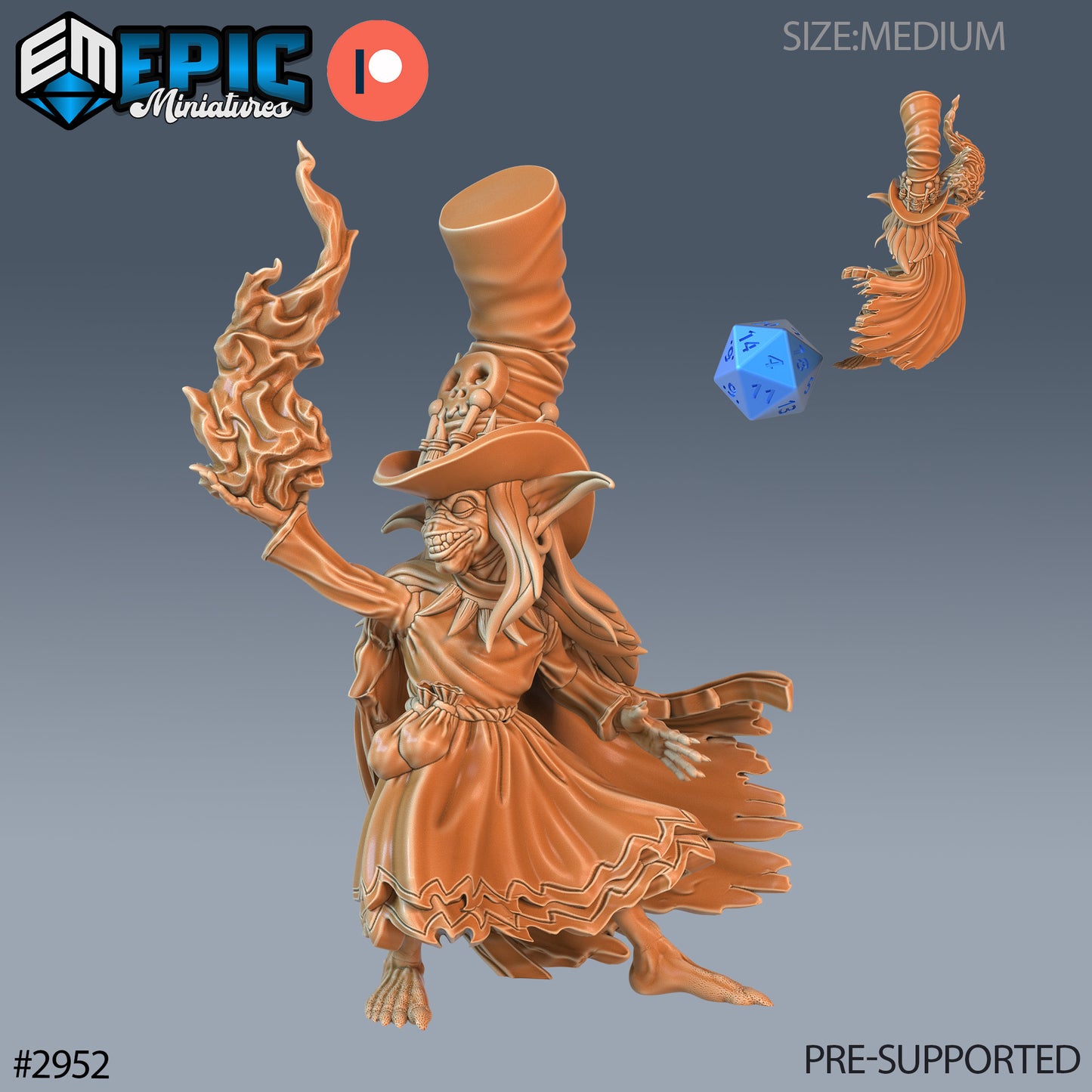 Voodoo Goblin - Epic Miniatures | Pathfinder | 28mm | 32mm | Sha,am | Warlock