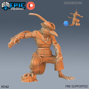 Crow Hood Ranger - Epic Miniatures | 28mm | 32mm | Birdfolk | Rogue | Bandit | Archer