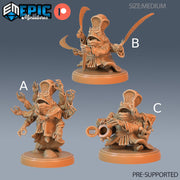 Frog Warlock - Epic Miniatures | Eternal Fungus | 28mm | 32mm | Frogfolk | Shaman | Sorcerer