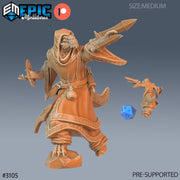 Half Dragon SorcererPlayer Character- Epic Miniatures | 28mm | 32mm | Wizard | Mage