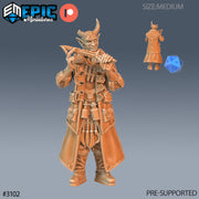 Tiefling Rogue Player Character- Epic Miniatures | 28mm | 32mm | Rogue | Bandit | Alchemist | Crossbow