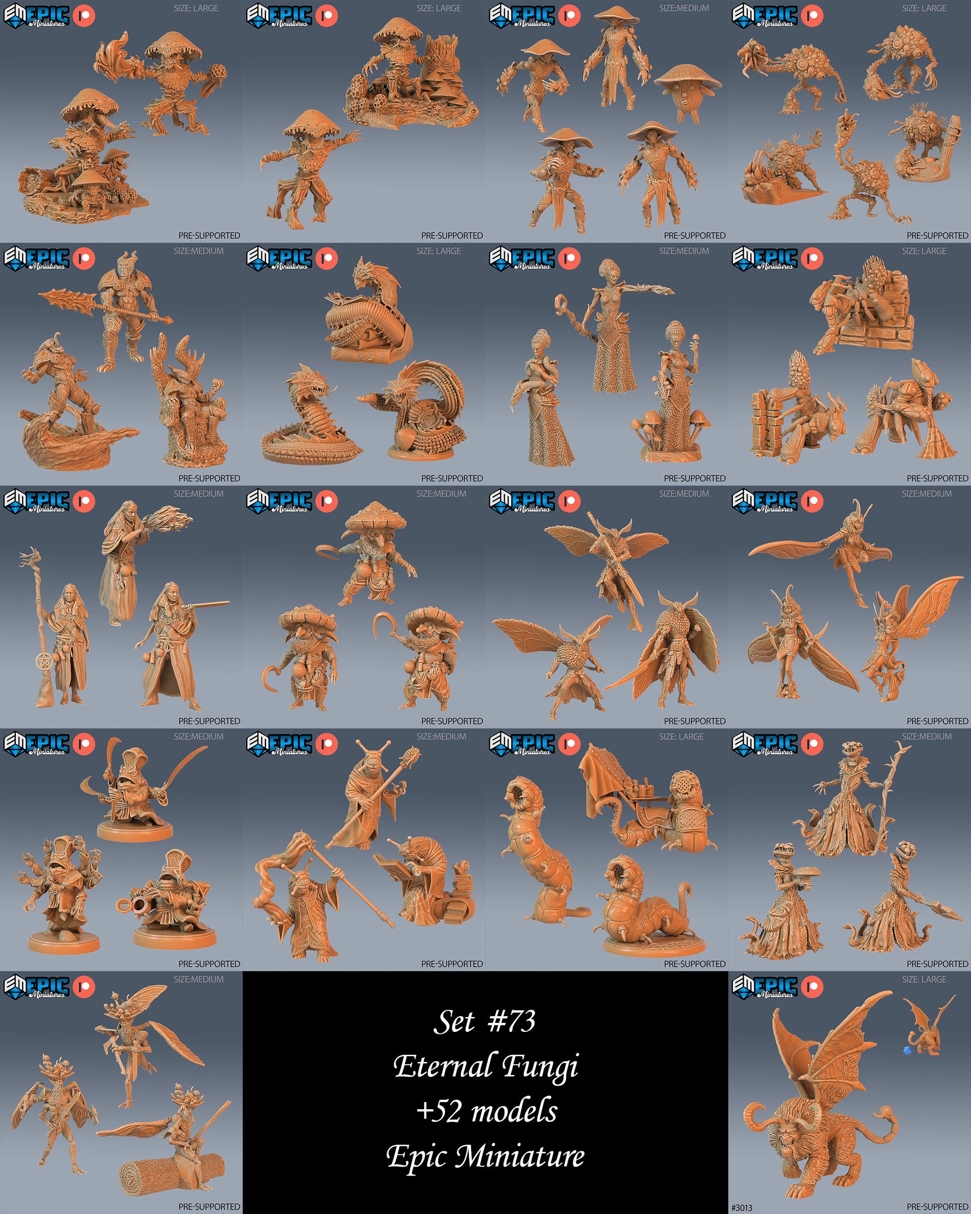 Fungus Queen- Epic Miniatures | Pathfinder | 28mm | 32mm | Mushroom Folk | Devil | Demon | Royal