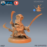 Frog Warlock - Epic Miniatures | Eternal Fungus | 28mm | 32mm | Frogfolk | Shaman | Sorcerer
